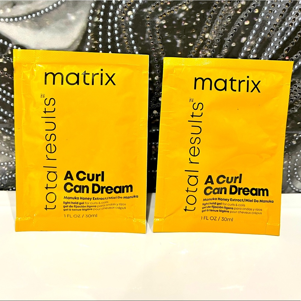2 packets of Matrix A Curl Can Dream , light hold hair gel
